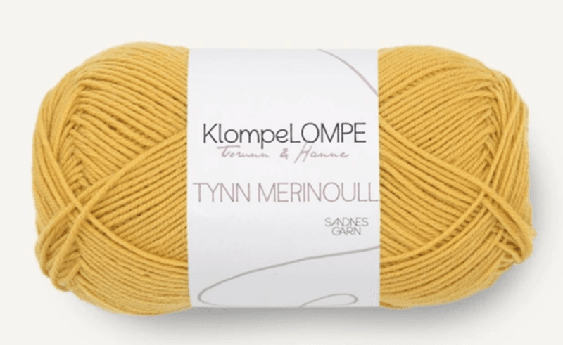 KLOMPELOMPE TYNN MERINOULL MAISGUL 2025