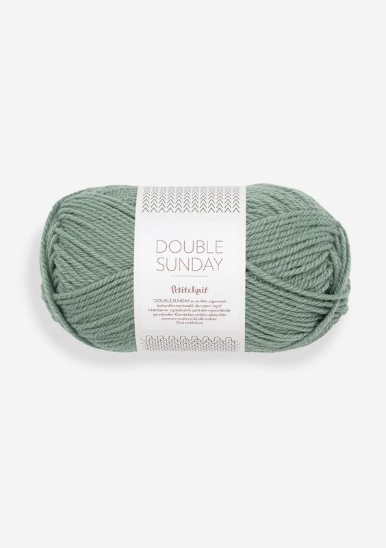 PetiteKnit DOUBLE SUNDAY Eucalyptus 8051