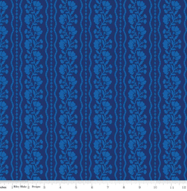 Hovedbilde Liberty Garden Party Blue China - Striper