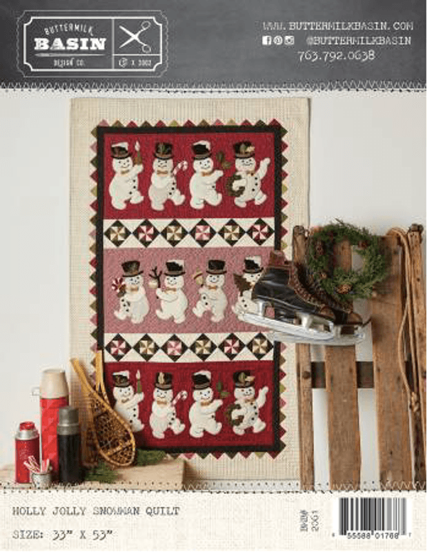Holly Jolly Snowman Quilt