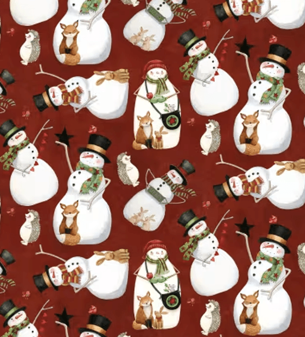 Hovedbilde Northern Christmas Snowmen Red