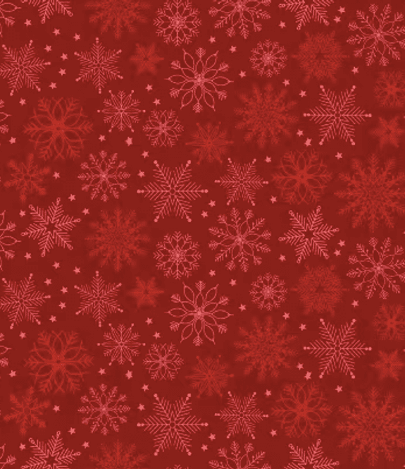 Hovedbilde Crimson Snowflakes 4 Inch