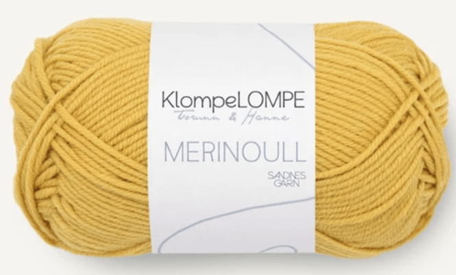 Hovedbilde KLOMPELOMPE MERINOULL MAISGUL 2025